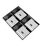 Kenplaat compressor stickervel (4 stickers)